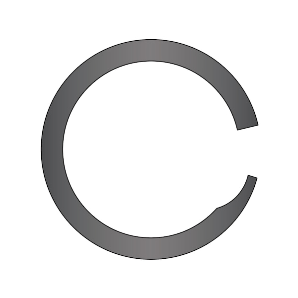 Huyett External Retaining Ring, Steel Plain Finish, 3.563 in Shaft Dia US-356 - main